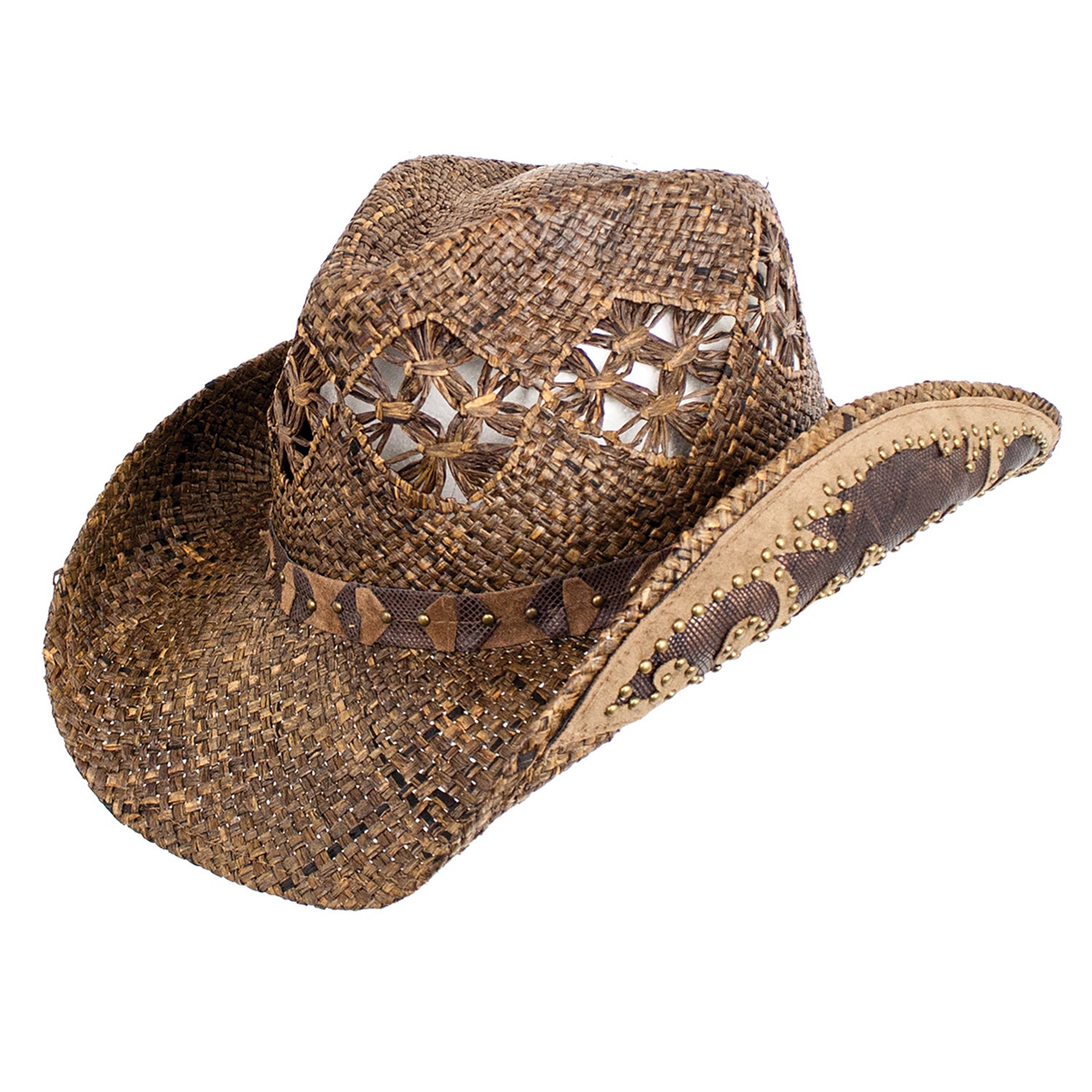 Jarales Straw Western Drifter Cowboy Hat Doba Default